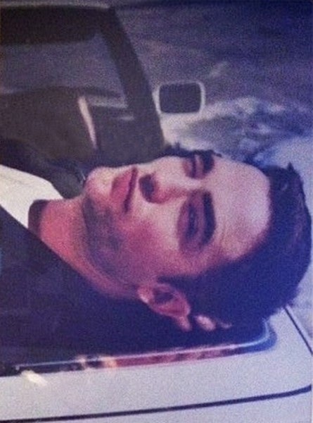 Rob Laying On Car