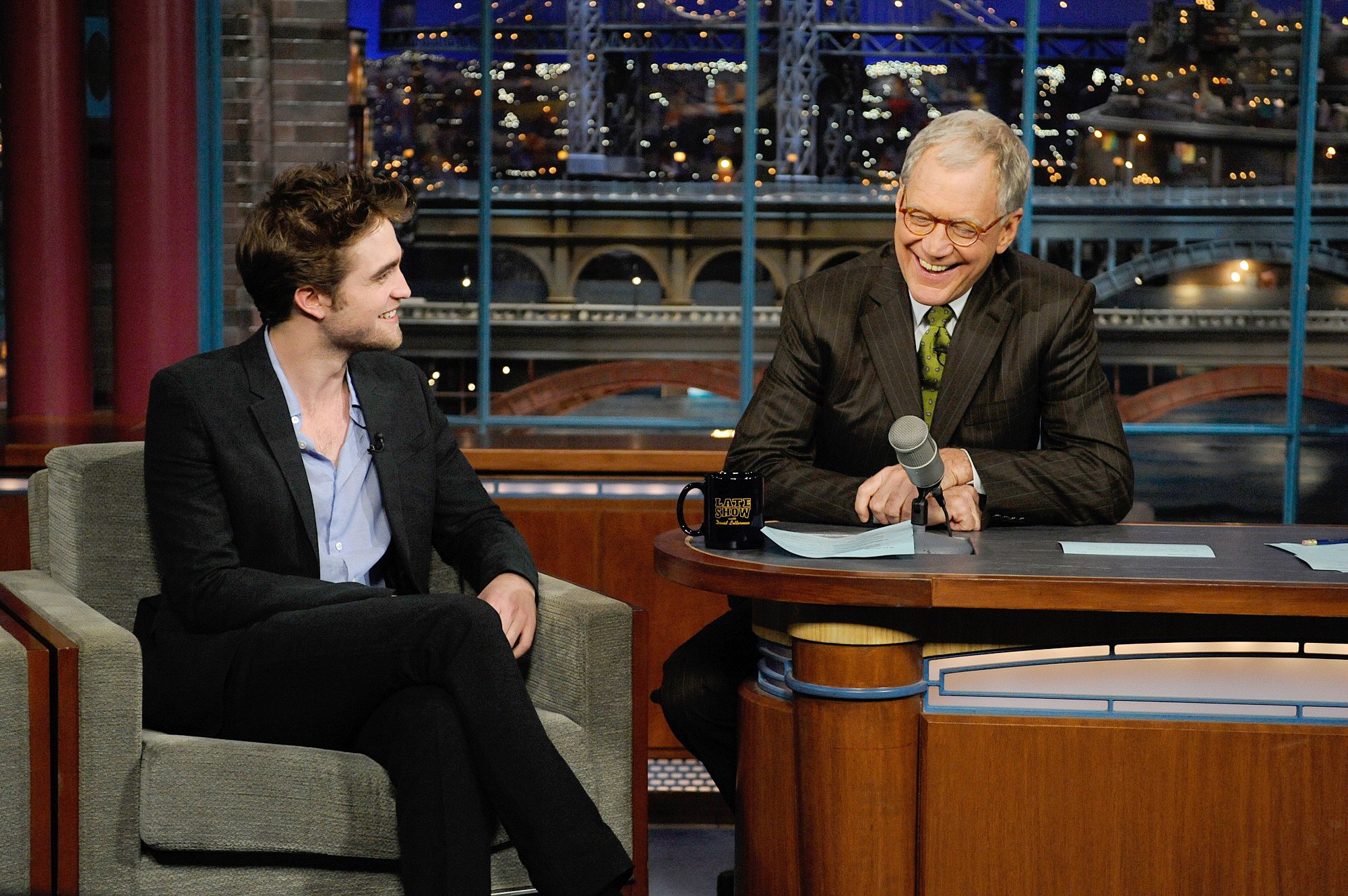 Rob on Letterman HQ