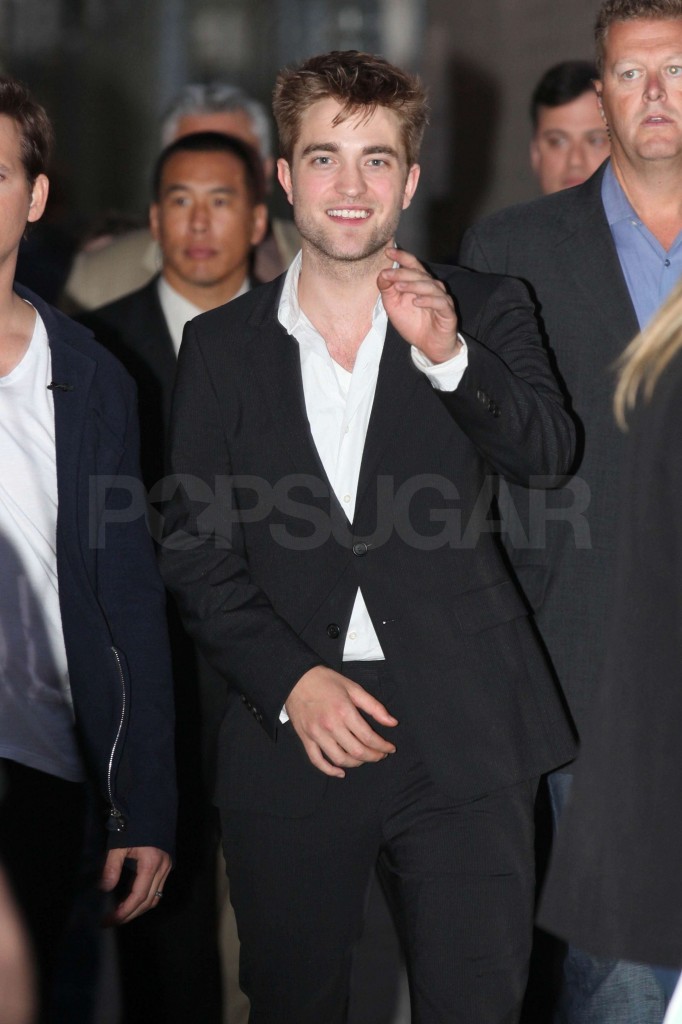 Rob Arriving At Kimmel
