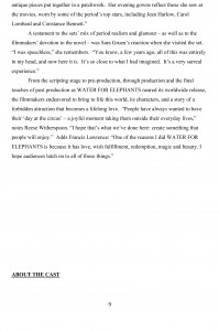 WFE Production Notes 9